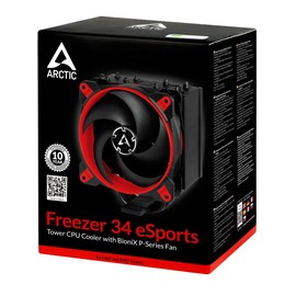 ARCTIC Freezer 34 eSports Kırmızı CPU Soğutucu Intel AMD