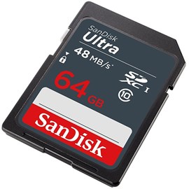 SanDisk SDSDUNB-064G-GN3IN Ultra 64GB SDXC UHS-I 48MB Secure Digital Bellek Kartı