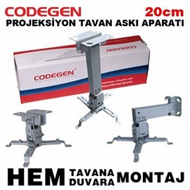 Codegen P20 Universal Projeksiyon Tavan Askı Aparatı