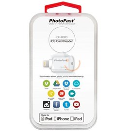 PhotoFast CR-8800 iOS MikroSD Kart Okuyucu Beyaz