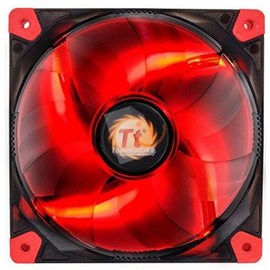 Thermaltake CL-F017-PL12RE-A Luna Anti-vibration 120 mm Kırmızı LEDli Sessiz Fan