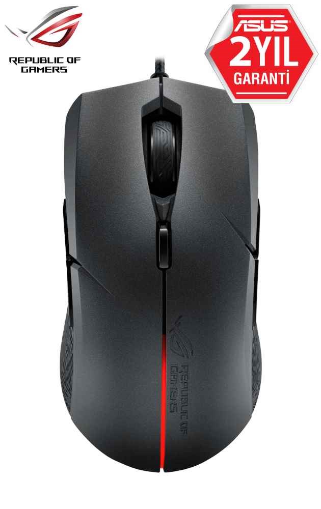 Asus P302 Rog Strix Evolve Siyah Usb Optik Gaming Mouse